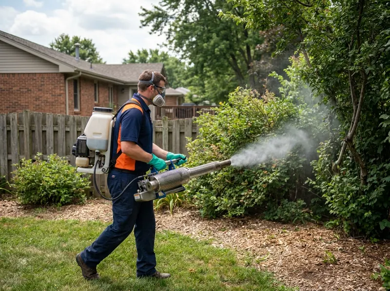 Exterior Mosquito & Tick Barrier Fogging in Springfield, IL