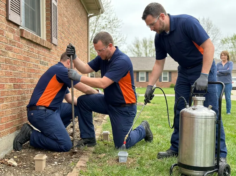 Subterranean Termite Soil Treatment & Monitoring in Springfield, IL